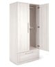 Atlas 4 Piece Cotbed with Dresser Changer, Wardrobe, and Essential Pocket Spring Mattress Set- White image number 10